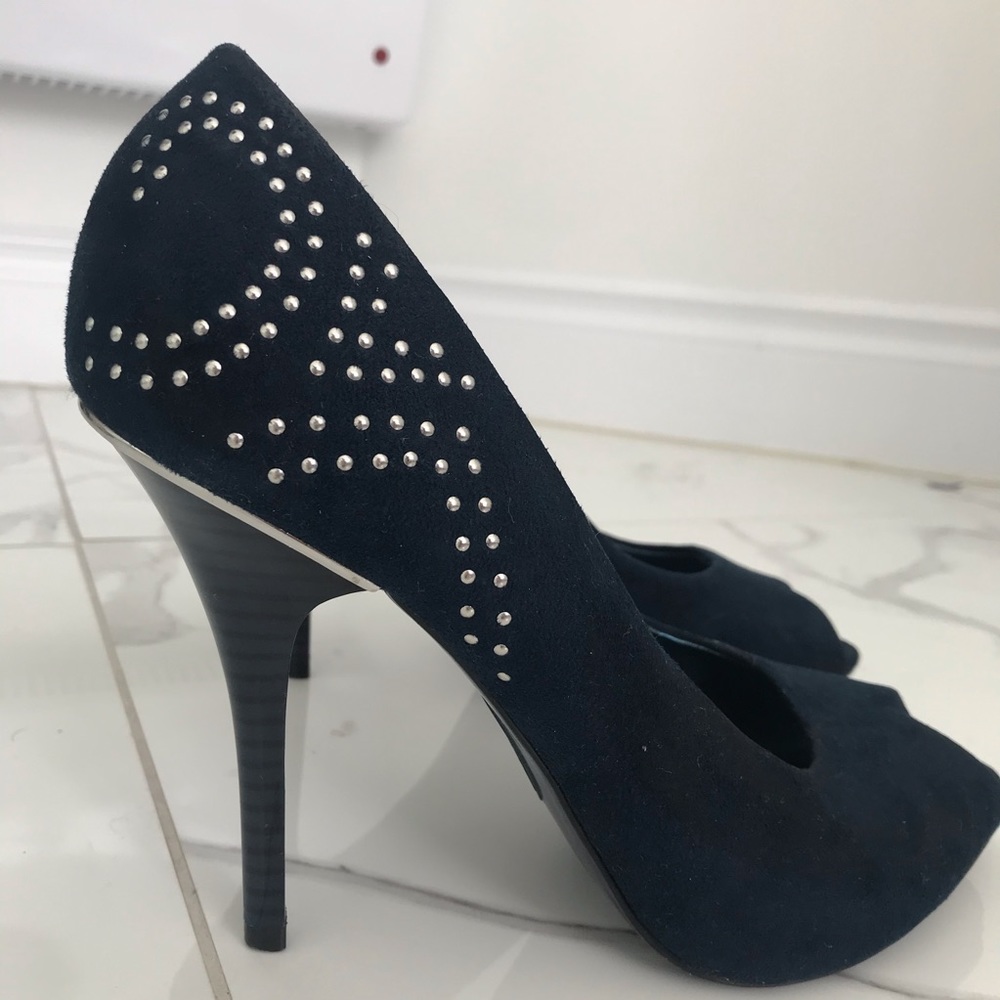 Heels Suede Navy Blue size 10